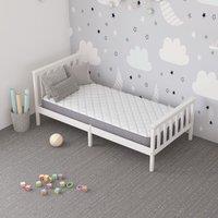 Aspire Kids Bonnell Mattress with OEKO-TEX fabric in White | Size: Small Single