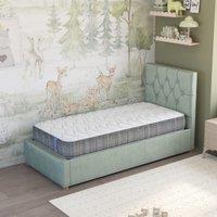 Aspire Kids & Teenagers Pocket Sprung Memory Support Mattress in White | Size: Double