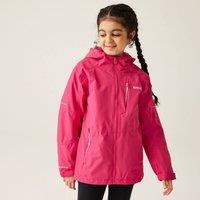 Regatta Calderdale III Hooded Waterproof Jacket in Pink | Size: 13 Years