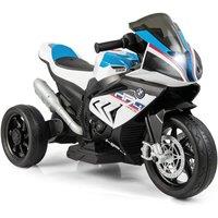 Costway 12V Kids Ride On Motorcycle Licensed BMW Battery Powered Electric Motorbike in White