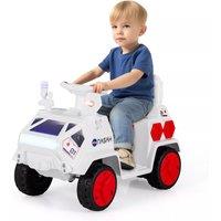 Costway 6V Ride on CarToddler Electric 4-Wheeler Ride on Vehicle w/ Music in White