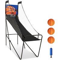 Costway Folding Arcade Basketball Game Kids Basketball Game Equitment in Black