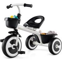 Costway Toddler Tricycle Trike 3-Wheel Toddler Bike w/Adjustable Seat in White