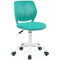 Costway Kids Desk Chair Ergonomic Adjustable Children Study Chair in Green