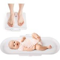 Costway Smart Baby Scale Infant Scale w/Detachable Tray for Body Weight in White