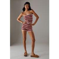 Warehouse Women's Striped Knitted Shorts | Size: Large