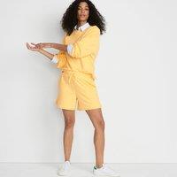Lands' End Women's Lightweight Sweatshorts in Lemon | Size: 16-18