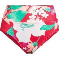 Lands' End Women's Plus Foldover Bikini Bottoms in Red | Size: 22