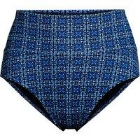 Lands' End Women's Foldover Bikini Bottoms in Mid Navy | Size: 12