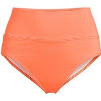Lands' End Women's Plus Foldover Bikini Bottoms in Orange | Size: 20