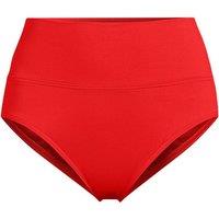 Lands' End Women's Foldover Bikini Bottoms in Scarlet | Size: 16