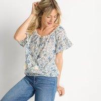 Lands' End Women's Tie Neck Blouse | Size: 10-12