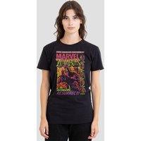 Marvel Women's Zombies Avengers Resurrect T-Shirt, Black | Size: XL
