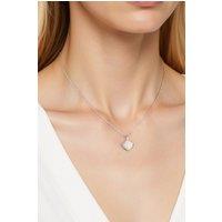 MODISHION Women's Graceful Shell Pendant Necklace in Silver | Size: Adjustable