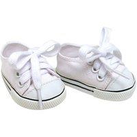 Teamson Kids Women's Sophia's All-Star Sneakers with Laces for 18" Dolls, White