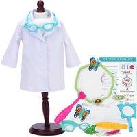 Teamson Kids Women's Sophia's 18" Dolls 14 pcs Smithsonian Biologist Playset, Multi in Pink