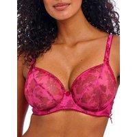 Freya Women's Rose Blossom Plunge Bra in Red | Size: 32E