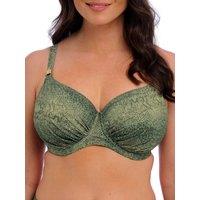 Fantasie Women's Maya Bay Full Cup Bikini Top in Green | Size: 34FF
