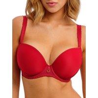 Freya Women's Fascinate Moulded Plunge T-Shirt Bra in Red | Size: 30DD