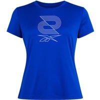 Reebok Women's SW Graphic Blue Running Top | Size: Large