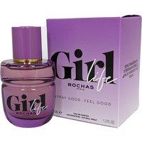 Rochas Paris Women's Girl Life Rochas Eau de Parfum Spray 40ml Spray Good Feel Good in White