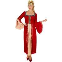 tectake Women's Queen Costume in Red | Size: XL