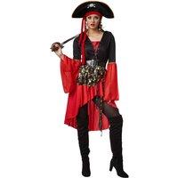 tectake Women's Pirate Queen Costume | Size: Medium