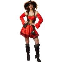 tectake Women's Pirate Wench Costume | Size: Medium