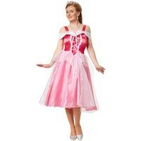 tectake Women's Princess Aurora Costume in Rose | Size: Small