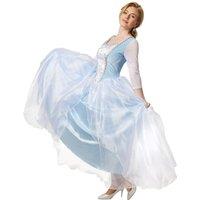 tectake Women's Cinderella Princess Costume | Size: XL
