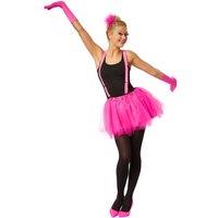 tectake Women's Tulle Tutu With Braces in Pink | Size: Large/XL