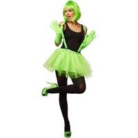 tectake Women's Tulle Tutu With Braces in Green | Size: Large/XL