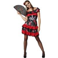 tectake Women's Spooky Senorita - Halloween Fancy Dress Costume For Women | Size: Medium