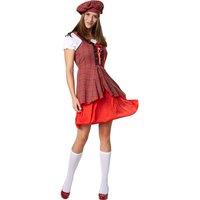 tectake Women's Scottish Maiden Costume | Size: Small