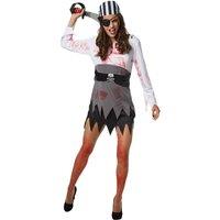 tectake Women's Scary Female Pirate | Size: 2XL
