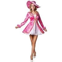 tectake Women's Pink Pirate Lady Costume in Rose | Size: XL