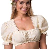 tectake Women's Dirndl Blouse Anni in Beige | Size: Medium