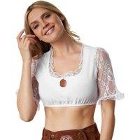 tectake Women's Dirndl Blouse Fanni in White | Size: Medium