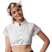 tectake Women's Dirndl Blouse Vroni in White | Size: XL