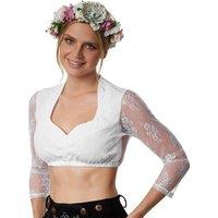 tectake Women's Gretl Dirndl Blouse in White | Size: Small