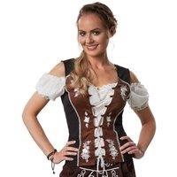 tectake Women's Sissi Traditional German Blouse | Size: Medium
