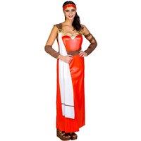 tectake Women's Costume Roman Gladiator in Red | Size: XL