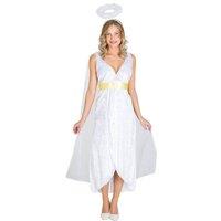 tectake Women's Magical Angel Esma Costume in White | Size: Large
