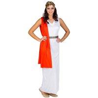 tectake Women's Roman Goddess Venus Costume in White | Size: Small