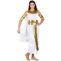 tectake Women's Costume Queen Of The Nile Cairo in White | Size: Medium