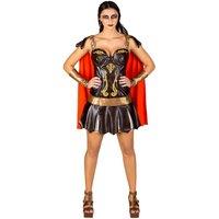 tectake Women's Gladiator Costume in Brown | Size: Large