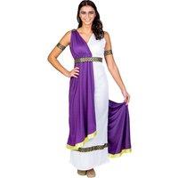 tectake Women's Olympic Goddess Minerva Costume in White | Size: Medium
