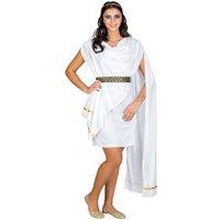tectake Women's Beautiful Trojan Costume in White | Size: Large