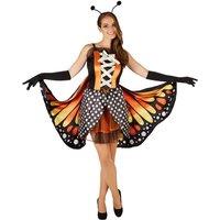 tectake Women's Large Copper Butterfly Costume | Size: XL