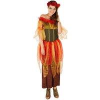tectake Women's Autumn Fairy Costume | Size: Medium
